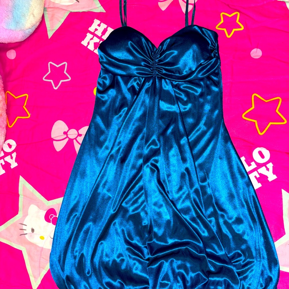 silk minidress